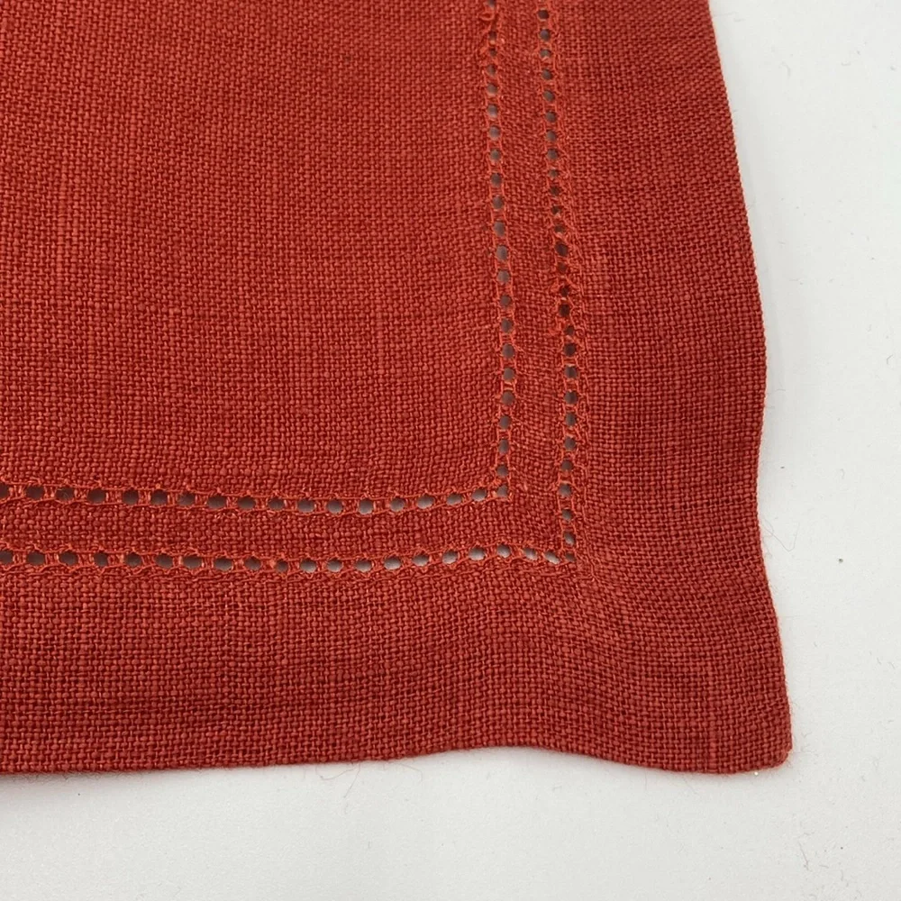 Williams Sonoma Hemstitched Linen Napkins